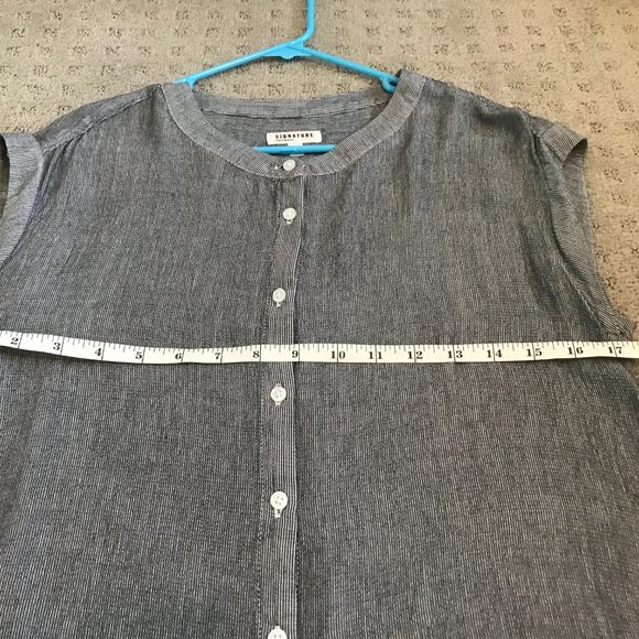 Gray Short Sleeve Shirt - Size S - Picture 5 of 6